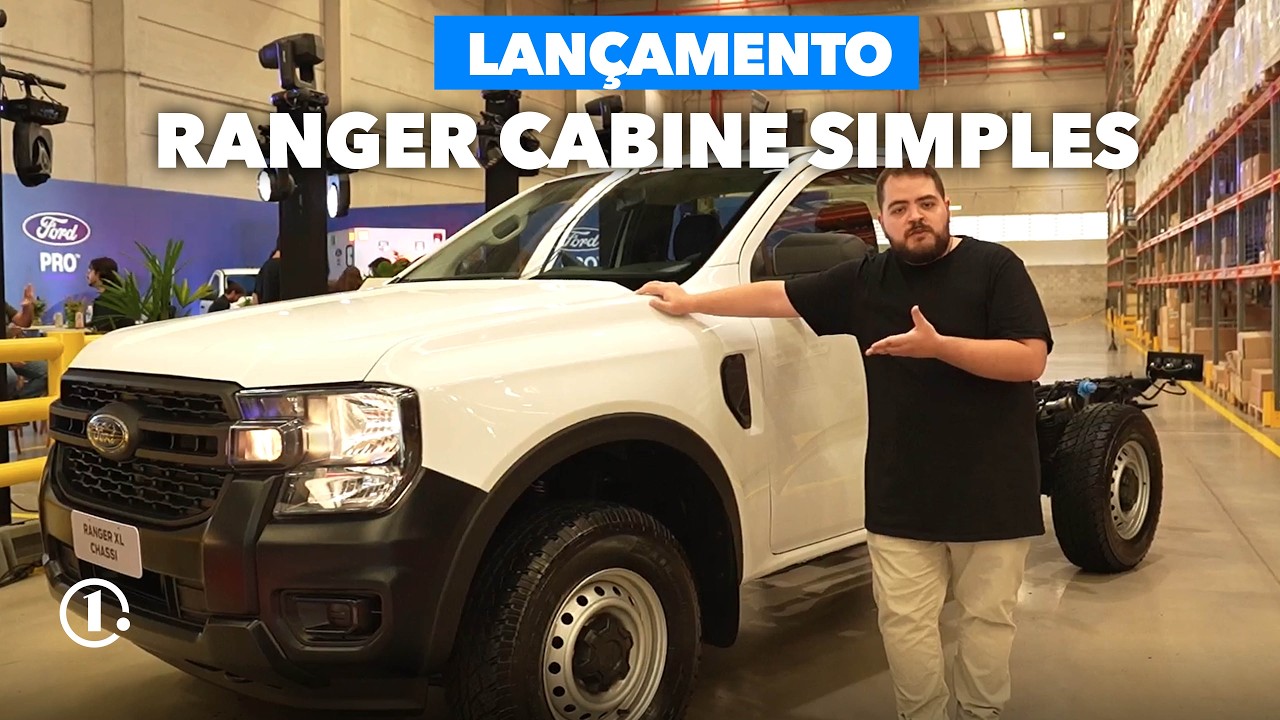 FORD LANÇA RANGER CABINE SIMPLES NO BRASIL! A MAIS BARATA DA LINHA? Melhor que a Hilux?