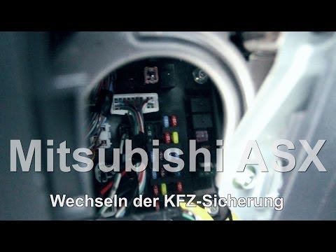 Mitsubishi ASX, KFZ- Sicherungswechsel , Automotive Fuse Replacement