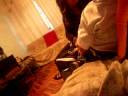 Aqui Maryori y Shirley Azotando a Samuel...