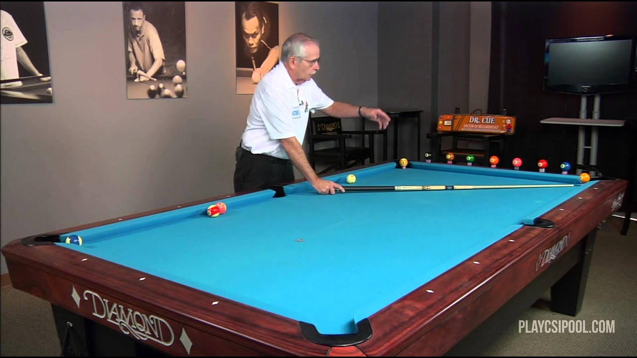 CSI Presents Dr.Cue: Kicking and Banking #4 Two Cushion Kick Using Numbers