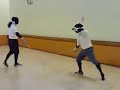 Mike and Steve of Macdonald Academy of Arms, Backsword (Mike) versus Spanish Rapier (Steve)
