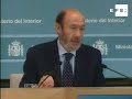 Rubalcaba: \"complejo Vizcaya\" era el más activo y buscado de ETA, Rubalcaba: \"complejo Vizcaya\" era el más activo y buscado de ETA,