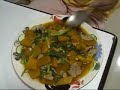 Thai Food: Pad Fuhk Tong (Pumpkin Stir-fried)