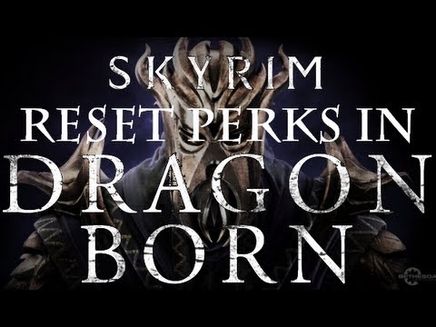 how to reset perks in skyrim