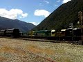 Coal train arrives at Otira