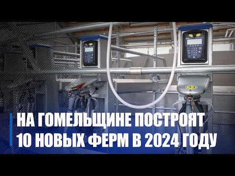 У Гомельскай вобласці плануюць узвесці 10 новых ферм у 2024 годзе видео