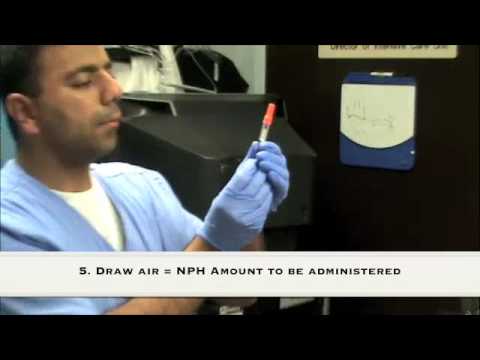 how to administer nph insulin