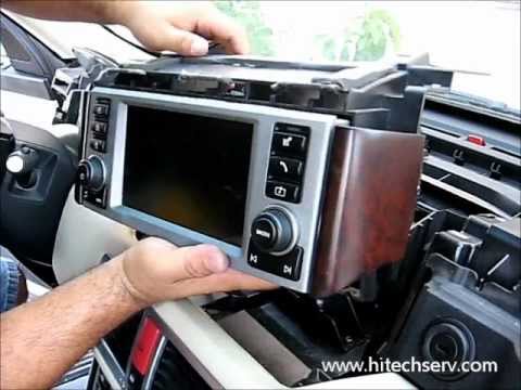 How to Remove Navigation Screen / Monitor from Range Rover 2005 for Repair.