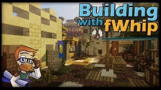 Building with fWhip :: DESERT HOUSE BUILDING #95 Minecraft Let's Play 1.12 Single Player Survival