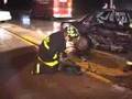 POLICE SQUAD CAR ACCIDENT-PIN-IN **CRESTWOOD,IL**