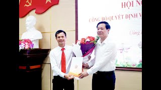 Công bố quyết định về công tác cán bộ