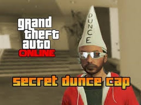 how to get rid of the dunce hat gta v