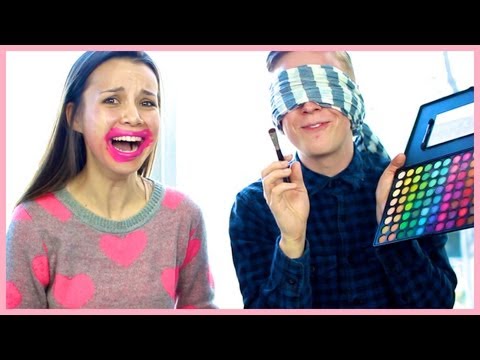 Blindfolded Makeup Challenge with Tyler Oakley!!!