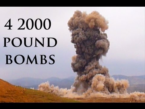 bombs - More combat footage not on YouTube at FUNKER530.com - http://vid.io/xGB JDAM bombs dropping in Afghanistan create massive explosions. MEET THE HEROES HERE - ...