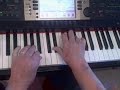 Oriental sounding scales on the piano