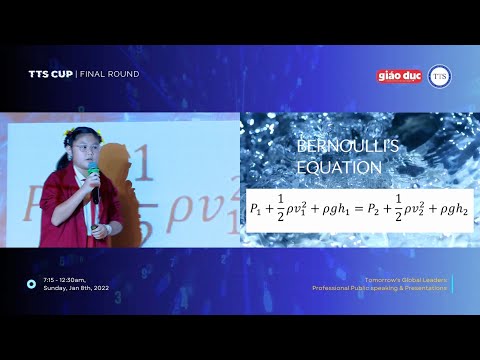 [TTS CUP 2022] The airplane (bernoulli's principle) - LE NGUYEN TUYET MINH (Elementary)