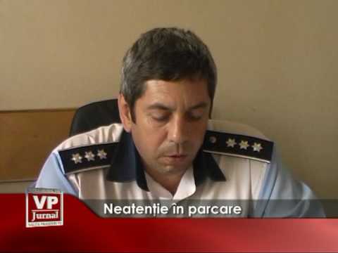 Neatenţie în parcare