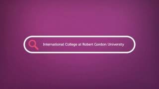 International College at Robert Gordon University (ICRGU): pathway to Robert Gordon University