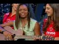 \"Meninas do Vôlei\" cantam no programa do Jô \"Meninas do Vôlei\" cantam no programa do Jô