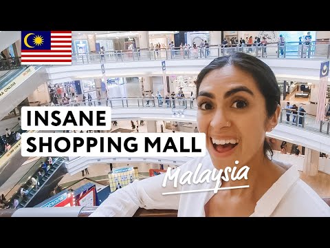 INSANE Malaysia SHOPPING MALL in Kuala Lumpur (biggest in Malaysia)
