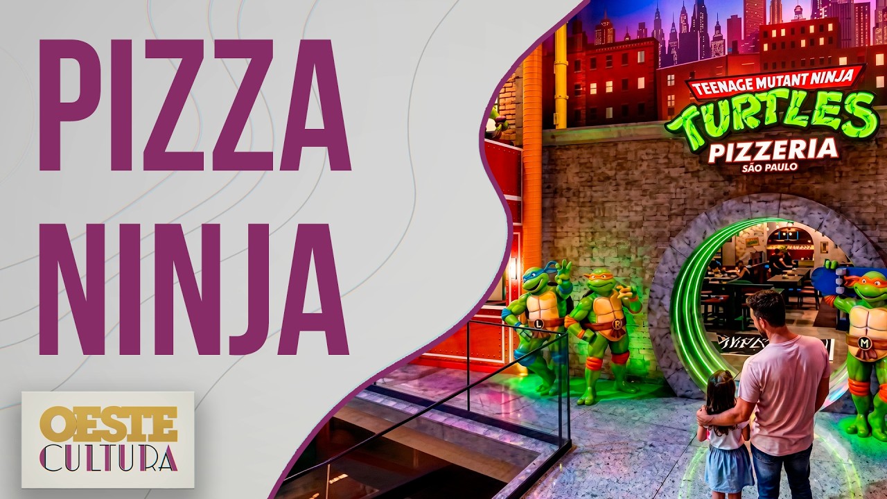 Tartarugas Ninja é tema de nova pizzaria em São Paulo