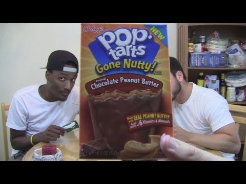 pop tart - Today on we shorts A-Roc, Matt Zion, & Justin review Pop Tarts Gone Nutty Chocolate Peanut Butter! Buy wreckless eating shirts here - http://wrecklesseating....