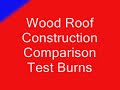 Wood Truss test Burn