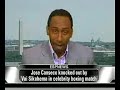 JOSE CANSECO KNOCKED OUT