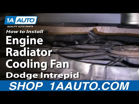 How To Install Replace Engine Radiator Cooling Fan Dodge Intrepid 93-97 1AAuto.com