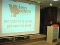 videos de Encarna Signes en la presentació de Volem i Podem