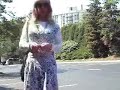 Brown & White Sun Dress