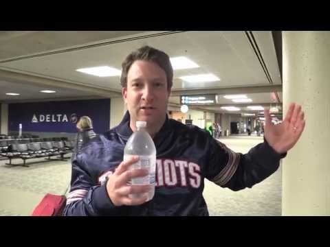 airport - After 5 hours without internet, Pres comes off the plane firing at the NFL for their ball inflation investigation.