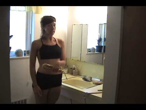 how to dry skin brushing