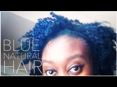 how to dye ur hair blue