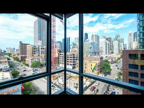 A large 04-tier corner 1-bedroom at River North’s new SixForty apartments A large 04-tier corner 1-bedroom at River North’s new SixForty apartments