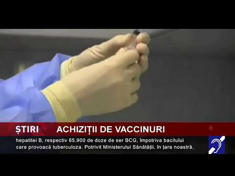 Vaccinuri împotriva tuberculozei și hepatitei B, achiziționate de Ministerul Sănătății