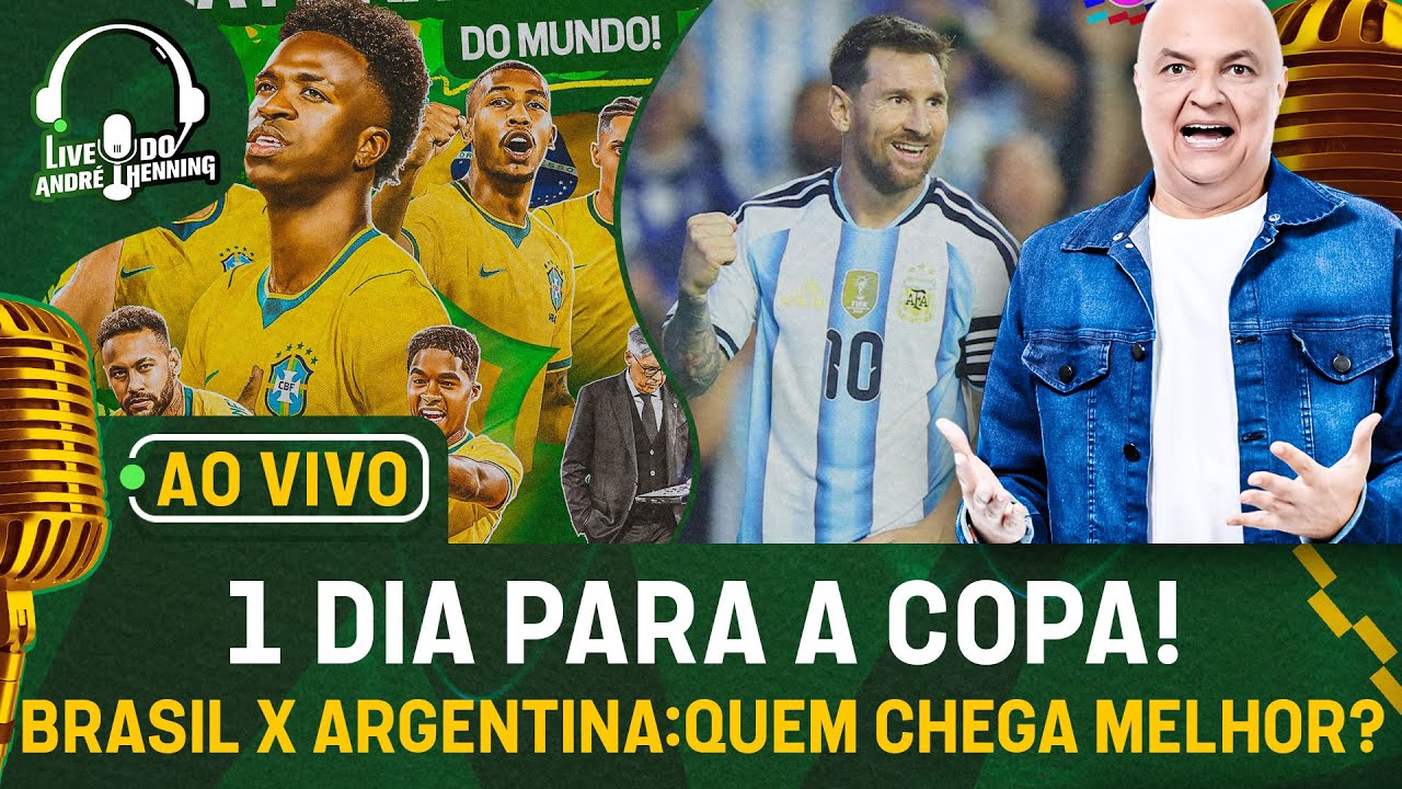 Ao Vivo: Tudo Da Preparação Do Brasil; Argentina Vence E Messi Brilha; Real Madrid Zoado!