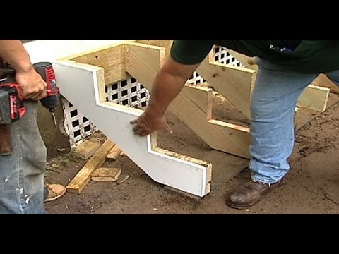 how to build outdoor stairs