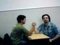 Bras de fer.cours d'anglais