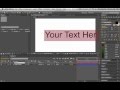 After Effects Beginner Tutorial: Basic Camera Movements