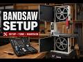 Woodworking 13 - Bandsaw Setup/Tuneup