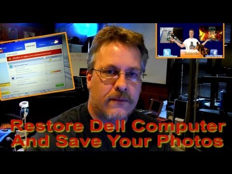 Dell - Professional computer technician and host of the Guru Brew daily tech show, demonstrates in a simple way how owners can restore an Dell Inspiron series lapto...