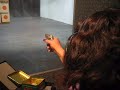 Linda shooting Taurus pt22 subcompact pistol
