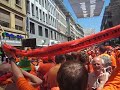 Wilhelmus gezongen door oranje fans in Basel ek 2008