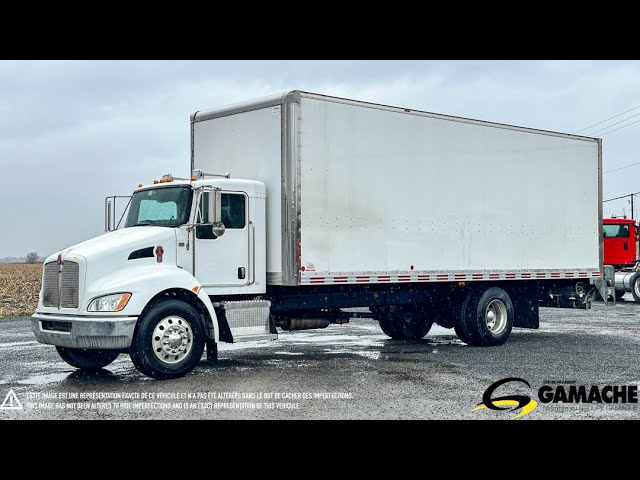 2017 KENWORTH T370 TRUCK DRY BOX VAN WITH TAILGATE in Heavy Trucks in La Ronge