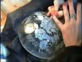 Glass Engraving by Lesley Pyke - Crystal Wedding Bowl