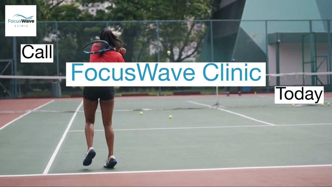 Tennis Ad: Suffering from ED?  PD?  Chronic Pain? FocusWave Clinic in Ottawa & Kitchener - Waterloo