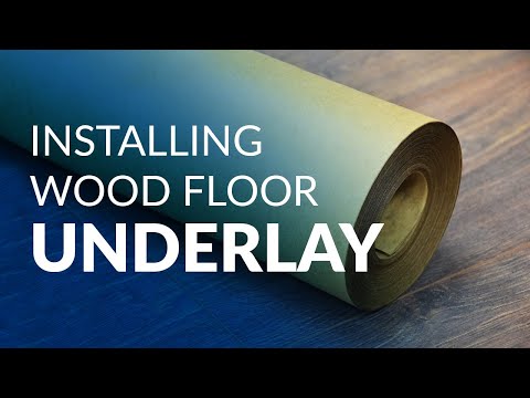 how to fasten floor underlayment