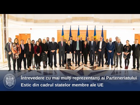 Șefa statului a discutat despre cooperarea în cadrul Parteneriatului Estic cu reprezentanții statelor membre UE
