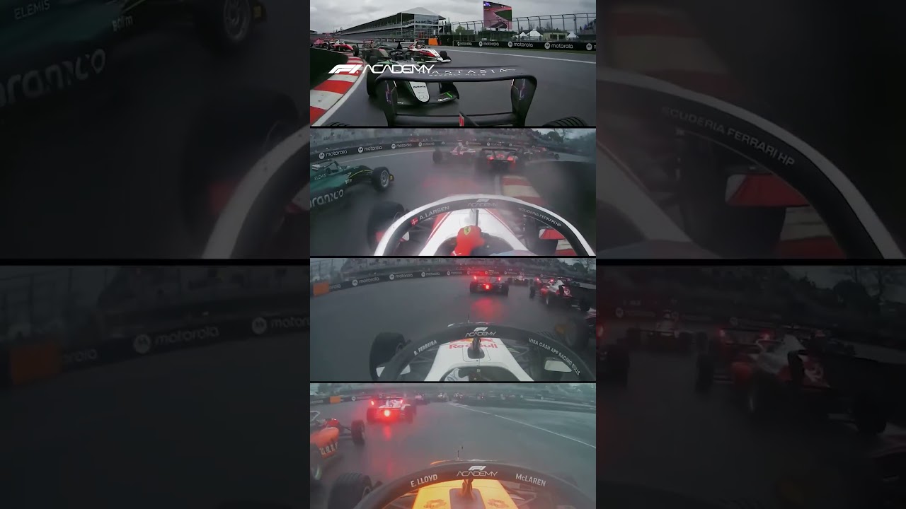Four onboards. One F1 ACADEMY Feature Race start 🚥 🇨🇦 | F1 ACADEMY